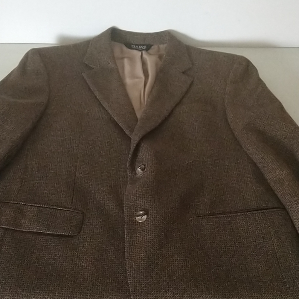 Houndstooth suit jacket 43R cashmere and lambwool